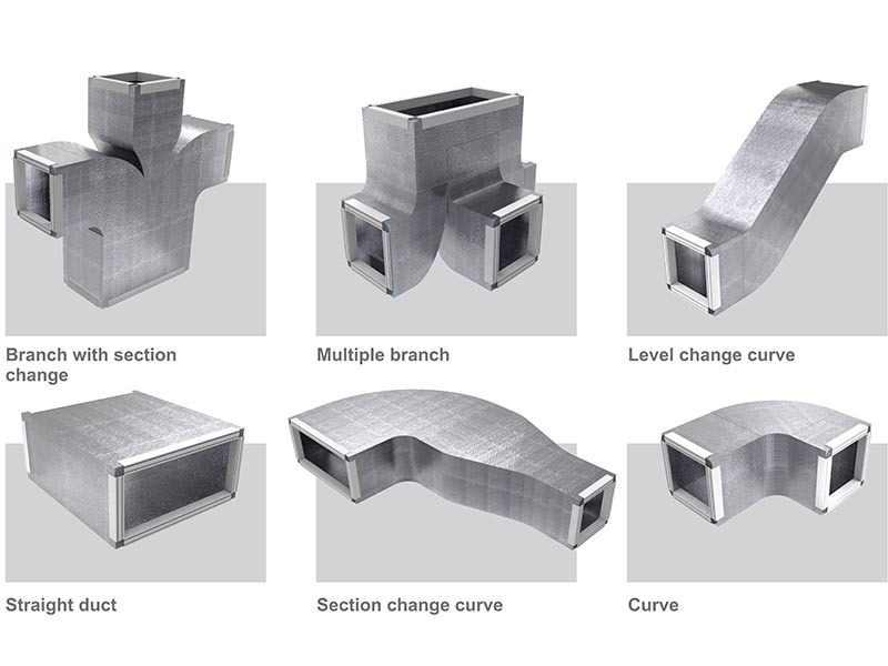 Rectangular Type PI Pre-insulated Ducts & Fittings